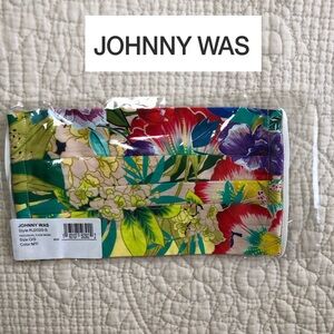 JOHNNY WAS NEW Floral Cotton Face Mask